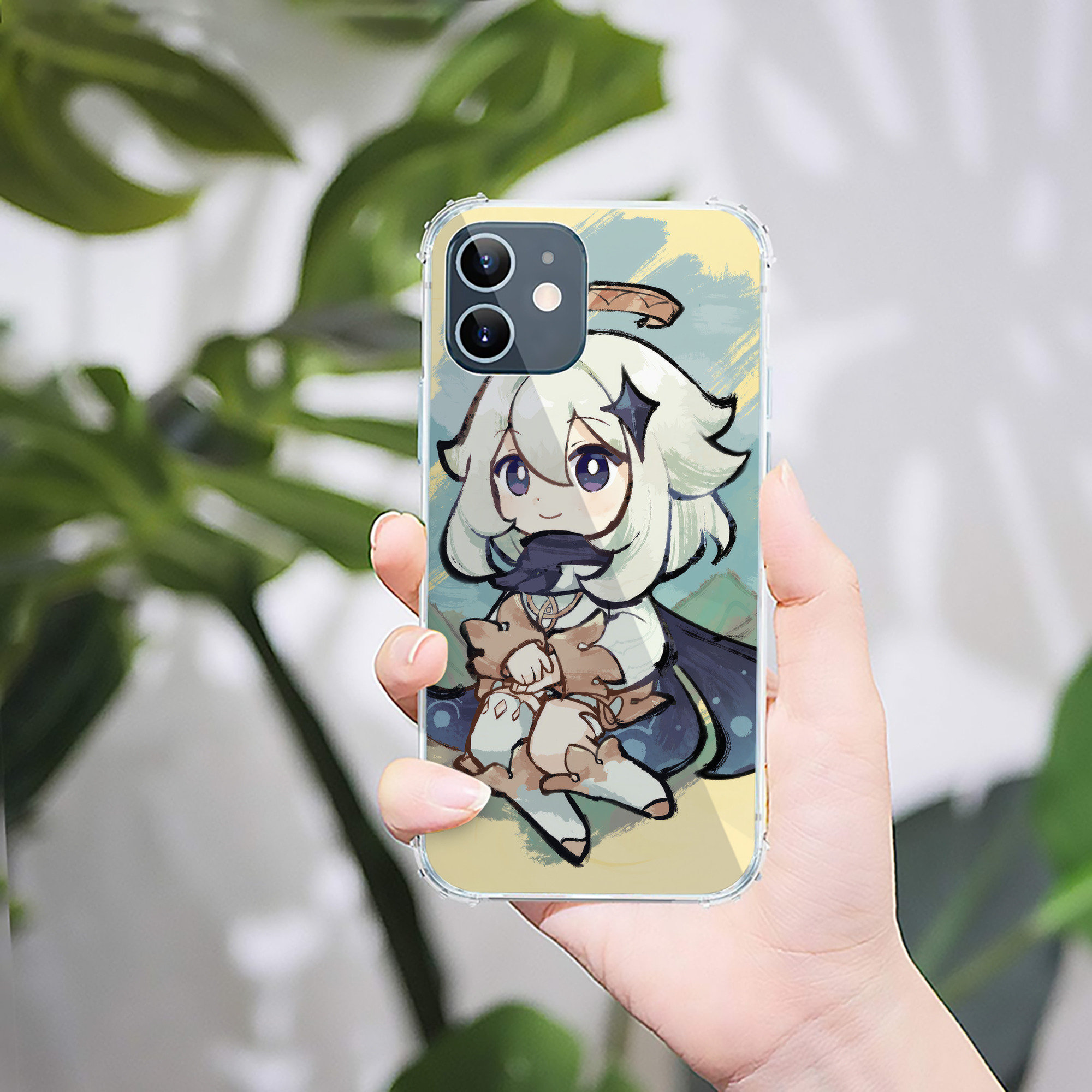 げんし神 genshin 【iPhone 12シリーズ対応】透明スマホケース（クリアソフトケース）